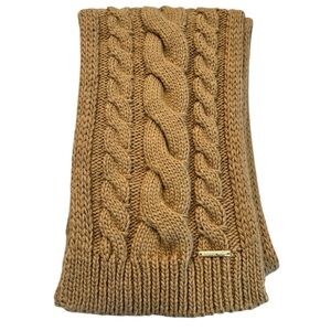 Michael Kors Tan Knit Scarf